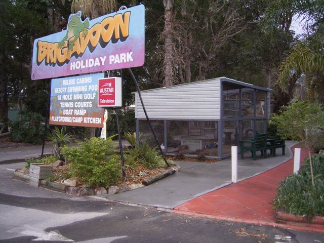 Brigadoon Holiday Park - North Haven: Brigadoon Holiday Park welcome sign