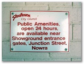 Nowra Showground Camping - Nowra: Public amenities are also available near the Showground entrance