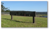 Nowra Showground Camping - Nowra: Sign to Hanging Rock Lookout