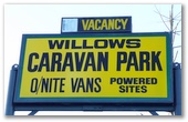 The Willows - Nowra: Willows Caravan Park welcome sign