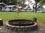 Jenolan Caravan Park - Oberon: Cabins for singles and families, with fire pit for the cooler nights.