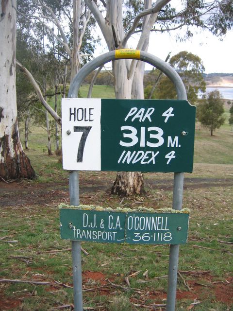 Oberon Golf Course - Oberon: Hole 7: Par 4, 313 metres