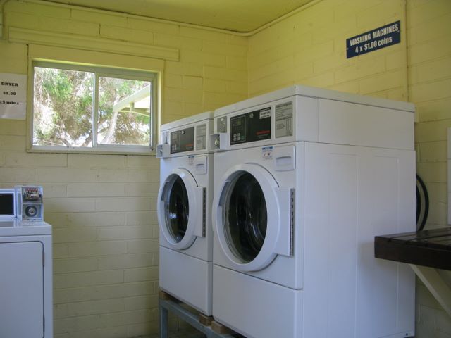 Riverview Family Caravan Park - Ocean Grove: Interior of laundry