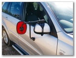 Ora Products  Towing Mirrors and Accessories - FYshwIck: Ora Products - Towing Mirrors and Accessories: Suction Rossa mirror mounted with support arm
