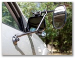 Ora Products  Towing Mirrors and Accessories - FYshwIck: Ora Products - Towing Mirrors and Accessories: Suction Rossa mirror mounted with support arm