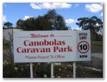 Canobolas Caravan Park - Orange: Welcome sign