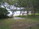 Sandbar & Bushlands Holiday Parks - Sandbar: Sandbar Caravan Park is on Smiths Lake viewed here is the lake frontage and beach which is safe and ideal for children. 