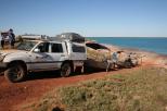 Cape Keraudren - Pardoo: Tinnies being launched as a 