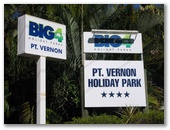 BIG4 Point Vernon Holiday Park - Point Vernon: Welcome sign