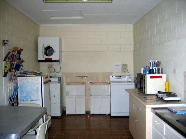 Coorong Caravan Park - Policemans Point: Laundry and fully equipped camp kitchen