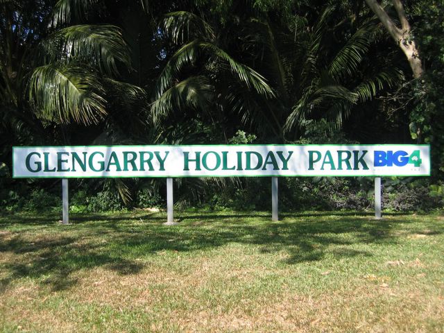 BIG4 Port Douglas Glengarry Holiday Park - Port Douglas: Glengarry Holiday Park welcome sign