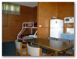 Port Welshpool Caravan Park - Port Welshpool: Interior of classroom cabin