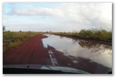 Indee Station Farmstay - Pt Hedland: Indee Station Farmstay access road