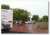 Port Smith Caravan Park - Lagrange: Entry to CVP in the wet all sites are sandy so no problem getting stuck
at any time.