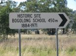 Bogolong Creek Rest Area - Pullabooka: The Historic Site of Bogolong School is nearby.