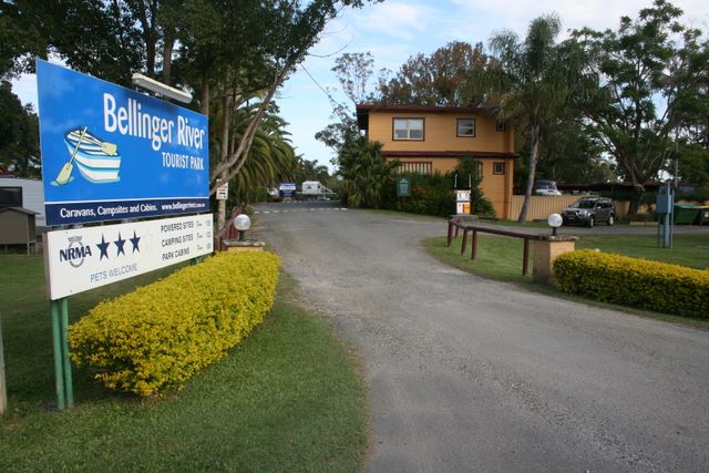 Bellinger River Tourist Park - Repton: Entrance to Bellinger River Tourist Park