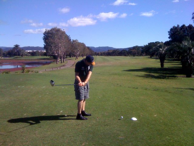 The Colonial Golf Course - Robina Gold Coast: Fairway view on Hole 1