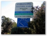 Cudgegong Waters Park - Rylstone: Cudgegong Waters Park Recreation Area Lake Windemere welcome sign