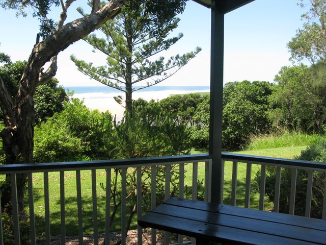 Sawtell Beach Holiday Park - Sawtell: Ocean view from the verandah