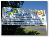 Sawtell Beach Holiday Park - Sawtell: Sawtell Beach Caravan Park welcome sign