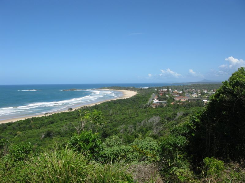 Sawtell Lookout - Sawtell: View of Sawtell from the lookout