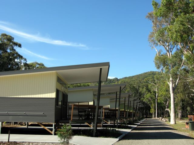 BIG4 Trial Bay Eco Tourist Park - South West Rocks: Modern cabins ideal for families.  All cabins have a lovely view of native bushland.