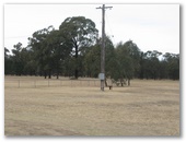 Spring Ridge Showground - Spring Ridge: The power pole did have power when I checked.  If you want to use power you should check at the Post Office down the road to see if fees apply.