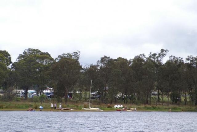 Sommerville Valley Tourist Park - Stanthorpe: View of the park from the dam
