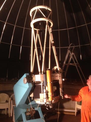 Stockport Caravan Park - Stockport: The BIG telescope at observatory