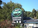 Strahan Holiday Park - Strahan: Welcome sign