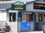 Strahan Holiday Park - Strahan: Reception caters for this and Discovery Caravan Park, which is across the road. Bottleshop is conveniently located next to reception.