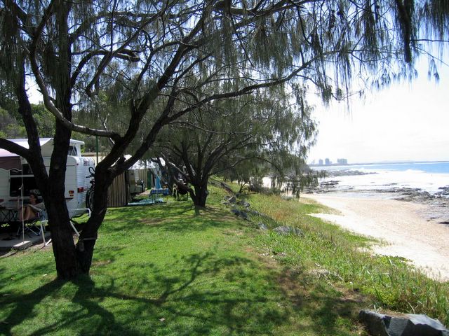 Mooloolaba Caravan Park (Ocean Beach) - Mooloolaba: Powered sites situated right on the beach