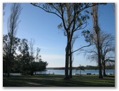 Badgee Caravan Park - Sussex Inlet: Waterfront views at the front of the park.