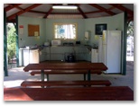 Lane Cove River Tourist Park - Macquarie Park: Camp Kitchen and BBQ area