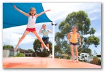 NRMA Sydney Gateway Holiday Park - Parklea Sydney: Jumping pilllow.