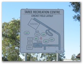 Taree Recreation Centre - Taree: Taree Recreation Centre Cricket Field Layout