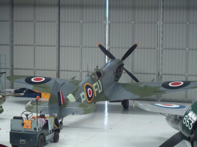 Temora Airfield Tourist Park - Temora: Spitfire used in Battle of Britain scenes and Reach for the sky.