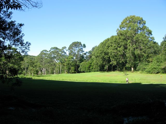 Teven Golf Course - Teven: Fairway view on Hole 8.