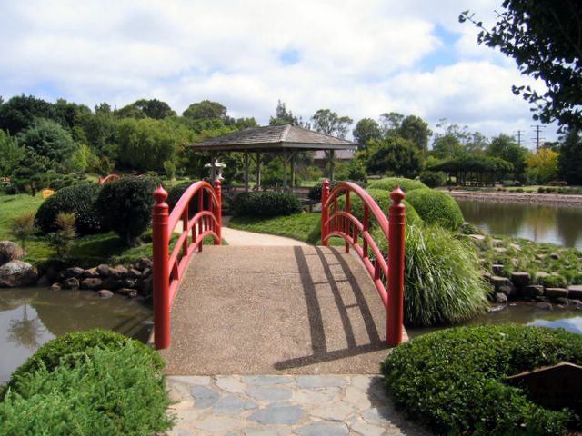Japanese Garden - Toowoomba: Walk the paths and cross the bridges