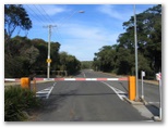 Torquay Foreshore Caravan Park - Torquay: Secure entrance and exit