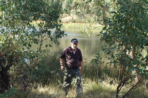Paddy's River Dam Bago State Forest - Tumbarumba: One happy camper