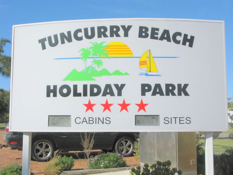 North Coast HP Tuncurry Beach - Tuncurry: Welcome sign