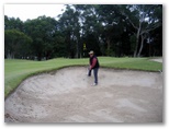 Coolangatta Tweed Heads Golf Course - Tweed Heads: Large bunker before the green
