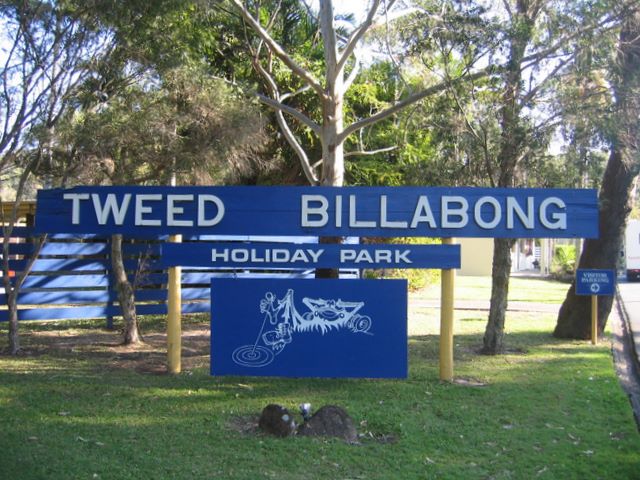 BIG4 Tweed Billabong Holiday Park - Tweed Heads: Welcome sign