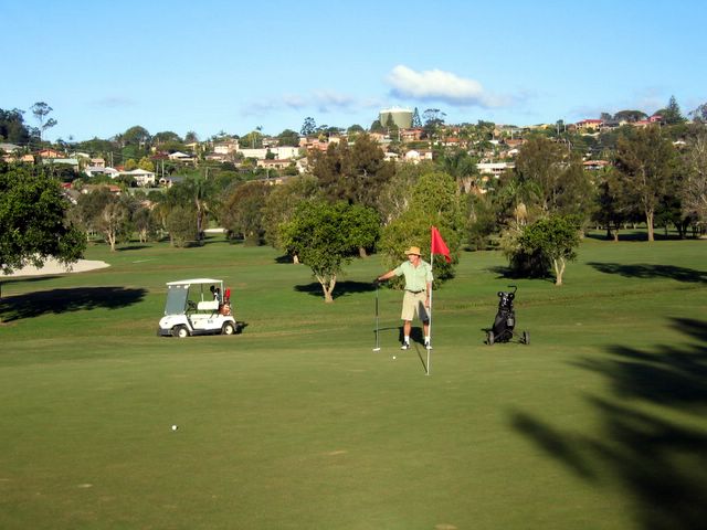 Twin Towns Golf Course - Banora Point: Green on Hole 8