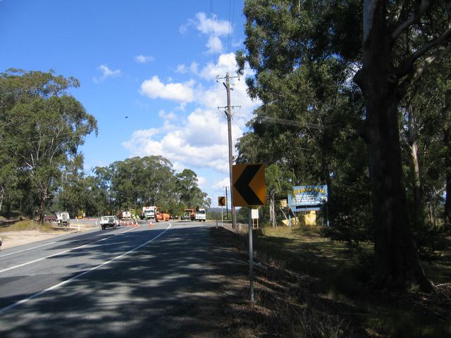 Brigalow Park - Urunga: Location of the park on the Pacific Highway