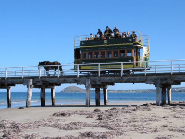 Victor Harbor Holiday & Cabin Park - Victor Harbor: The horse tram is great fun.