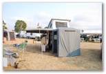 Vista RV Crossover - Bayswater: Vista RV Crossover - a sophisticated and rugged caravan: Full annexe set up