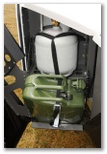 Vista RV Crossover - Bayswater: Vista RV Crossover - a sophisticated and rugged caravan: Gas and water tanks