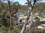 Cascades Camping Ground - Wadbilliga National Park: looking down the gorge,it would be a site to see in full flood
